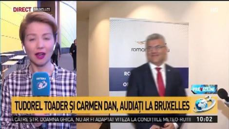 Tudorel Toader şi Carmen Dan, audiaţi la Bruxelles