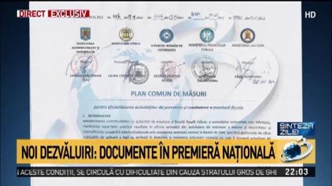 Documente din ședințele echipelor mixte