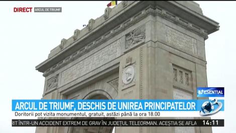 Arcul de Triumf, deschis de Unirea Principatelor