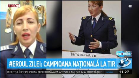 O poliţistă din Mehedinţi, campioană naţională la comptiţiile de tir