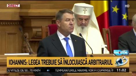 Klaus Iohannis, discurs de Ziua Unirii Principatelor Rom&acirc;ne: Elitele acelei perioade și-au stabilit ținte &icirc;nalte. Iar pentru atingerea acestor obiective naționale au &icirc;ntărit legea, nu au slăbit-o