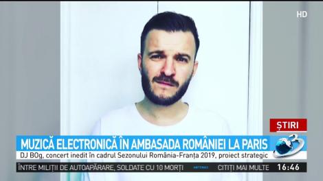 Muzică electronică în ambasada României la Paris