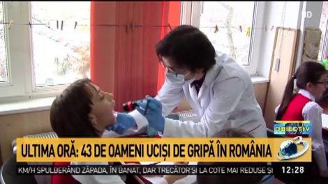 Ultima oră: 43 de oameni ucişi de gripă &icirc;n Rom&acirc;nia