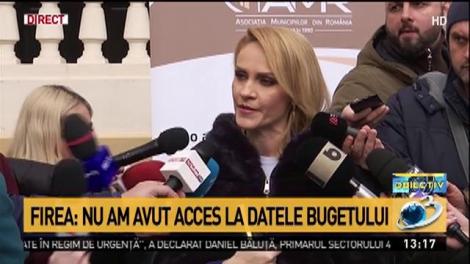 Gabriela Firea, atac la Guvern pe tema bugetului: „Ar trebui să preia și atribuțiile Primăriei Capitalei”