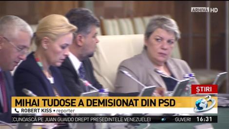 Mihai Tudose a demisionat din PSD