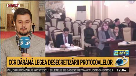 CCR dărâmă legea desecretizării protocoalelor.