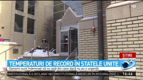 Temperaturi record în Statele Unite