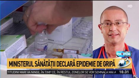 Tudor Ciuhodaru, despre epidemia de gripă