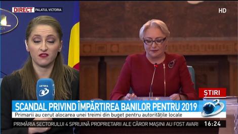 Scandal prinvind împărţirea banilor pe 2019