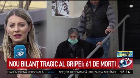 Epidemie de gripă &icirc;n Rom&acirc;nia! Bilanțul a ajuns la 61 de morți