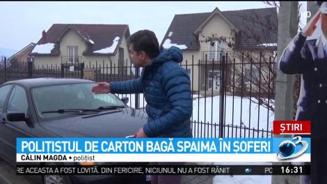 Poliţistul de carton bagă spaima &icirc;n şoferi