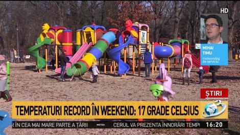 Temperaturi record &icirc;n weekend: 17 grade Celsius