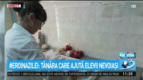 Diana Rus, t&acirc;năra care ajută elevii nevoiași