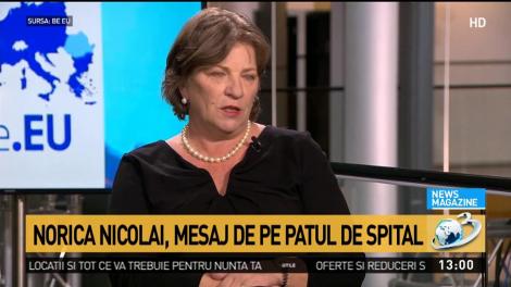 Norica Nicolai, mesaj de pe patul de spital: Fac perfuzii, sunt sub observație