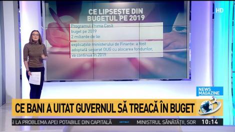 Ce bani a uitat Guvernul să treacă în bugetul pe 2019