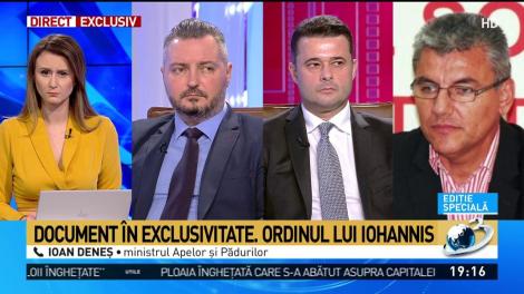 Ministrul Apelor și Pădurilor, Ioan Deneș: Mâine îi răspundem lui Iohannis