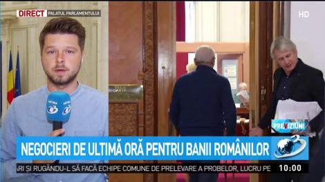 Negocieri de ultimă oră pentru banii românilor