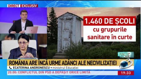 Rom&acirc;nia are &icirc;ncă urme ad&acirc;nci de necivilizație. Ministrul Educației:&nbsp;Școala din orice localitate reprezintă oglinda primarului
