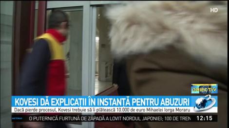 Kovesi dă explicaţii &icirc;n instanţă pentru abuzuri