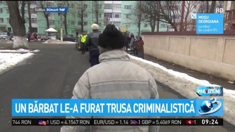 Un bărbat a furat trusa criminalistică &icirc;n timpul anchetei