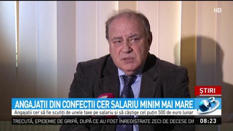 Angajaţii din confecţii cer salariu minim mai mare