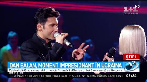 Dan Bălan, moment impresionant &icirc;n Ucraina