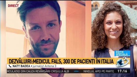 Noi dezvăluiri despre Matteo Politi. Medicul fals ar fi avut 300 de pacienți &icirc;n Italia