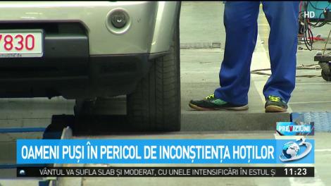 Rezervoare sparte de hoţii de combustibil