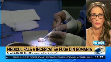 Medicul fals a &icirc;ncercat să fugă din Rom&acirc;nia
