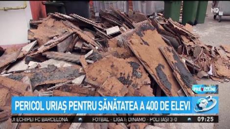 Pericol uriaş pentru sănătatea a 400 de elevi