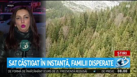 Sat c&acirc;ştigat &icirc;n instanţă, familii disperate