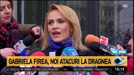 Gabriela Firea, noi atacuri la Dragnea