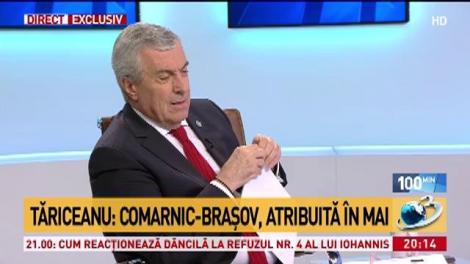 Călin Popescu Tăriceanu, la &rdquo;100 de minute&rdquo;: Anul acesta putem avea un număr record de kilometri de autostradă