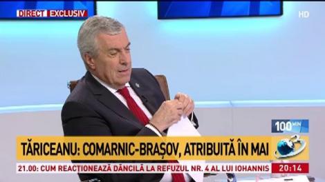 Călin Popescu Tăriceanu, la ”100 de minute”: Anul acesta putem avea un număr record de kilometri de autostradă