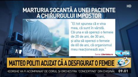 Pacientă: Nasul &icirc;mi arată ca un şniţel bătut