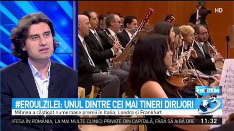Mihnea Ignat, unul dintre cei mai tineri dirijori