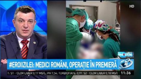 Medicii rom&acirc;ni, operaţie &icirc;n premieră