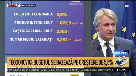 Declaraţia făcută de Eugen Teodorovici