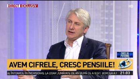 Anunț făcut în direct de ministrul Teodorovici despre pensii: „Nu s-a mai întâmplat asta de 11 ani!”