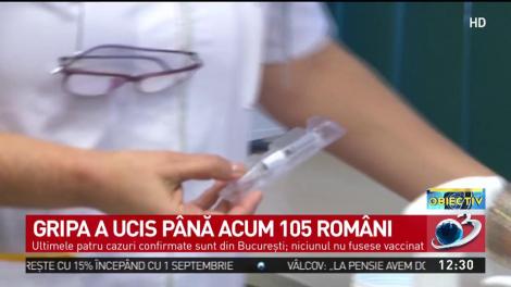 Gripa continuă să facă victime &icirc;n Rom&acirc;nia! Bilanțul a ajuns la 105 morți