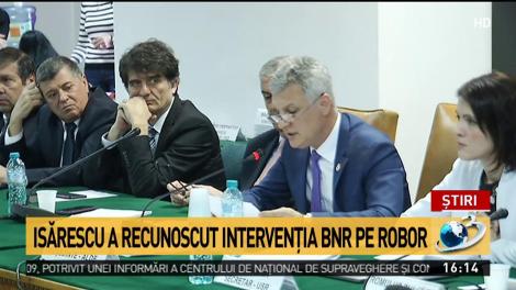 Isărescu a recunoscut intervenţia BNR pe ROBOR