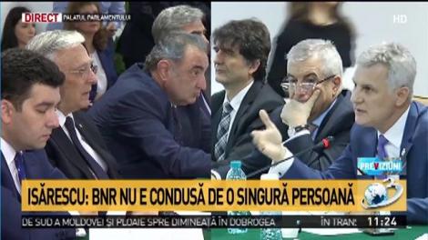 Mugur Isărescu a ajuns la audierea din Senat. Tăriceanu: Suspiciunile trebuie elucidate