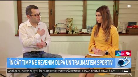 Sfat de sănătate. Cum ne putem recupera &icirc;n cazul &icirc;n care am avut parte de un accident la sport