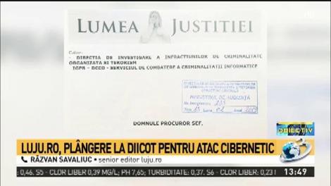 Răzvan Savaliuc. Plângere la DIICOT pentru atac cibernetic