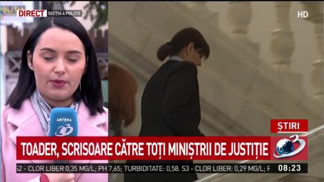 Toader, scrisoare către toți miniștrii de justiție din Uniunea Europeană