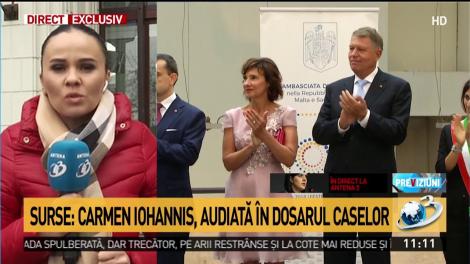 Surse: Carmen Iohannis, cu batic pe cap la audieri