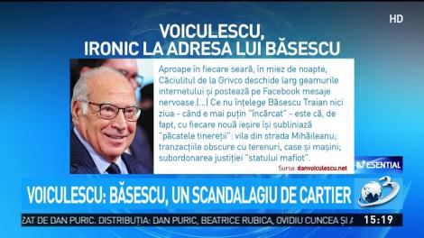 Profesorul Voiculescu, comparaţie usturătoare pentru Băsescu