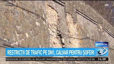 Restricţii de trafic pe DN1, calvar pentru şoferi