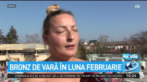 Bronz de vară &icirc;n luna februarie