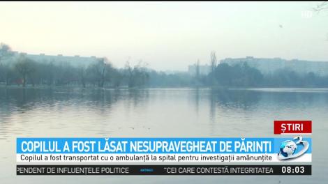 Bebeluş căzut cu tot cu căruţ &icirc;n lacul IOR